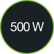 500W